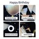 thumbnail image 3 of Hamigar Fondo De Cartel De Feliz 20 Aniversario De 6 X 4 Pies  20 Decoraciones De Aniversario De Boda, Suministros Para Fiestas  Oro Negro, 3 of 5