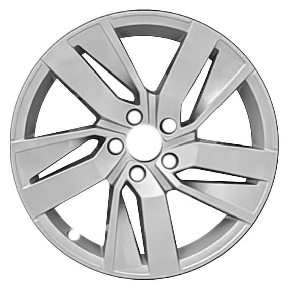 Pre-Owned Original Equipment Machined and Painted Gloss Black Aluminum Wheel 18 x 8 fits 2021-2023 Volkswagen Atlas (Good)