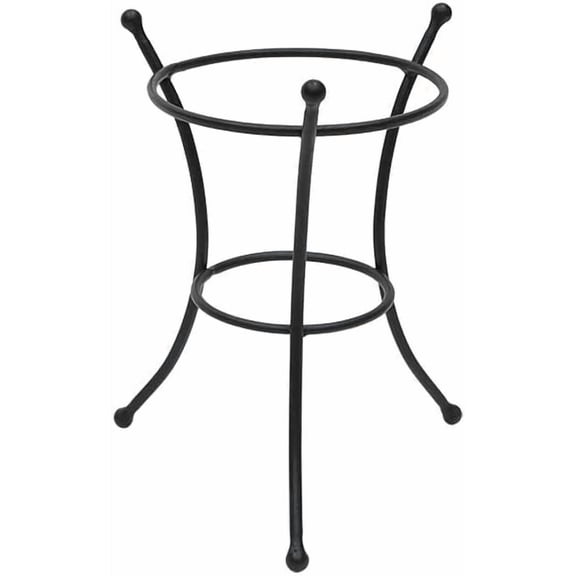 ANHXN Multi-Use, Small Wrought Iron Metal Plant birdbath Bowl Stand Flowerpot Holder