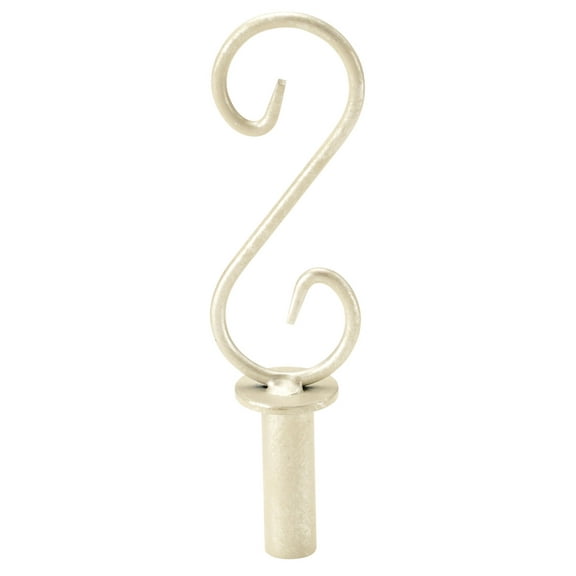 Boutique Ivory S-Shape Finial for Counter Merchandise Hooks
