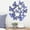 Blue, variant on 12PCS Metal Texture Hollow Butterfly Wall Sticker EDHITNR 3D Metallic Effect Removable Decals for Living Room Bedroom Nursery Party Decor Paper Art for Wall Window Mirror