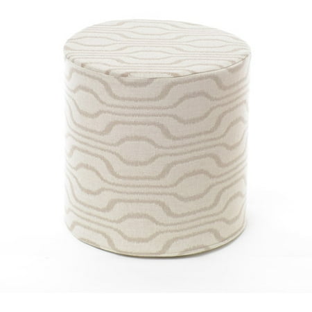 Softline Azure Ikat Cylinder Pouf