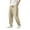Khaki, variant on Youmylove Mens Shorts Vintage Men's Cotton Linen Pants Loose Straight Bloomers Casual Breathable Drawstring Waist Summer Beach Pants Swimmming Beach Shorts