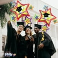 thumbnail image 4 of PMU Graduation "Congrats" Grad Star Cluster 31 Inch Mylar Foil Balloons Pkg/10, 4 of 6