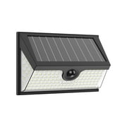 HART Solar LED Pathway and Security Light, Dusk to Dawn, Black, One Piece Design, 2000 Lumens