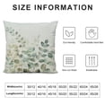 thumbnail image 6 of Nawypu Spring Sage Green Leaf Throw Pillow Covers Set of 2 Summer Eucalyptus Leaves Pillows Cover Floral Pillow Case Decorative Cushion Cover for Outdoor Home Couch Bed Sofa Decor, 6 of 6