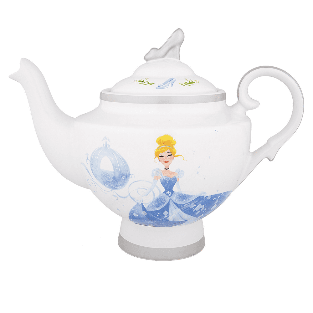 Disney Parks Cinderella Teapot Ceramic Slipper Carriage New With Tags