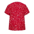 thumbnail image 3 of Camisetas de Manga Corta para las Mujeres, Impresión de Moda Divertido, Camisetas de Cuello en V para las Mujeres, 3 of 6