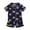Blue, variant on Ketyyh-chn99 Pajamas For Girls Kids Satin Pajamas Sets Baby Boy Girl Button-Down Silk Sleepwear 2 Piece Short Sleeve Loungewear Clothes Set Size for 4-5 Years,Black