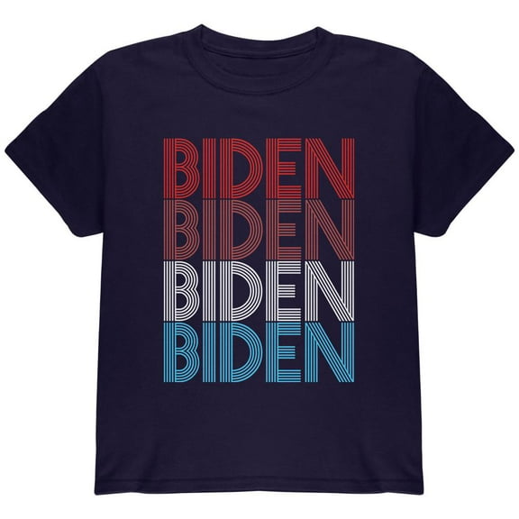Election 2020 Joe President Biden Vintage Style Youth T Shirt Navy Youth X-SM