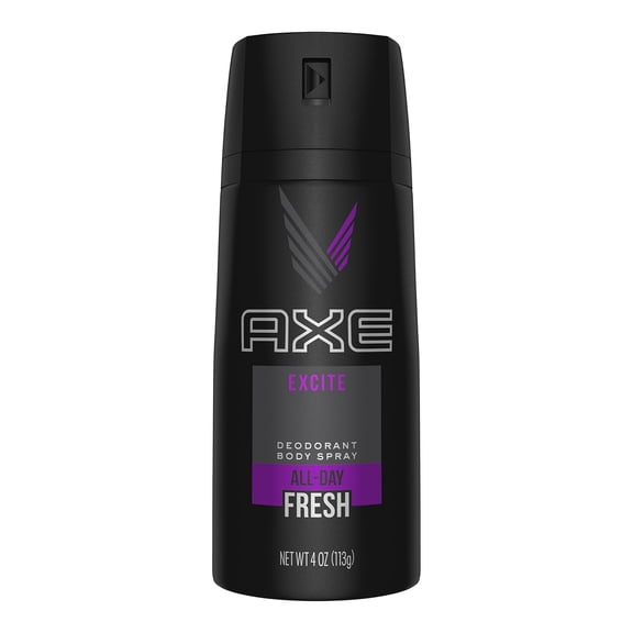 Axe Deodorant Body Spray, Excite - 4 Oz - 2 Pack