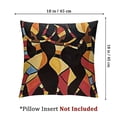 thumbnail image 4 of BANET Decor Throw Pillow Covers Beautiful African Dancer Wear Hat and Women Dancing in Ethnic Style Pillow Cases for Bedroom Living Room Pack of 2 for Men Women 18x18in, 4 of 7