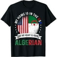 thumbnail image 2 of Algerian American Patriot Heart is from Algeria Flag T-Shirt, 2 of 3