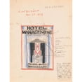 thumbnail image 2 of Théophile Alexandre Steinlen 15x18 Black Ornate Wood Framed Double Matted Museum Art Print Titled - Maritile Prayer (1894), 2 of 5