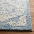 thumbnail image 2 of SAFAVIEH Micro-Loop Romain Damask Floral Wool Area Rug, Blue, 8' x 10', 2 of 5