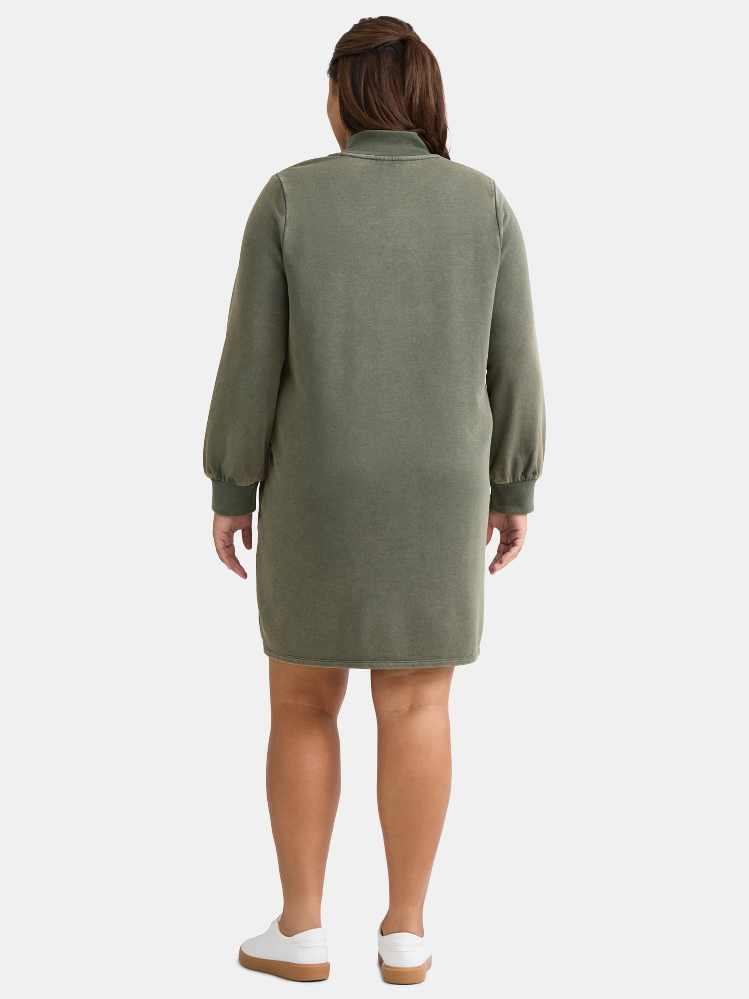 Terra & Sky Women’s Plus Size Sweatshirt Dress
