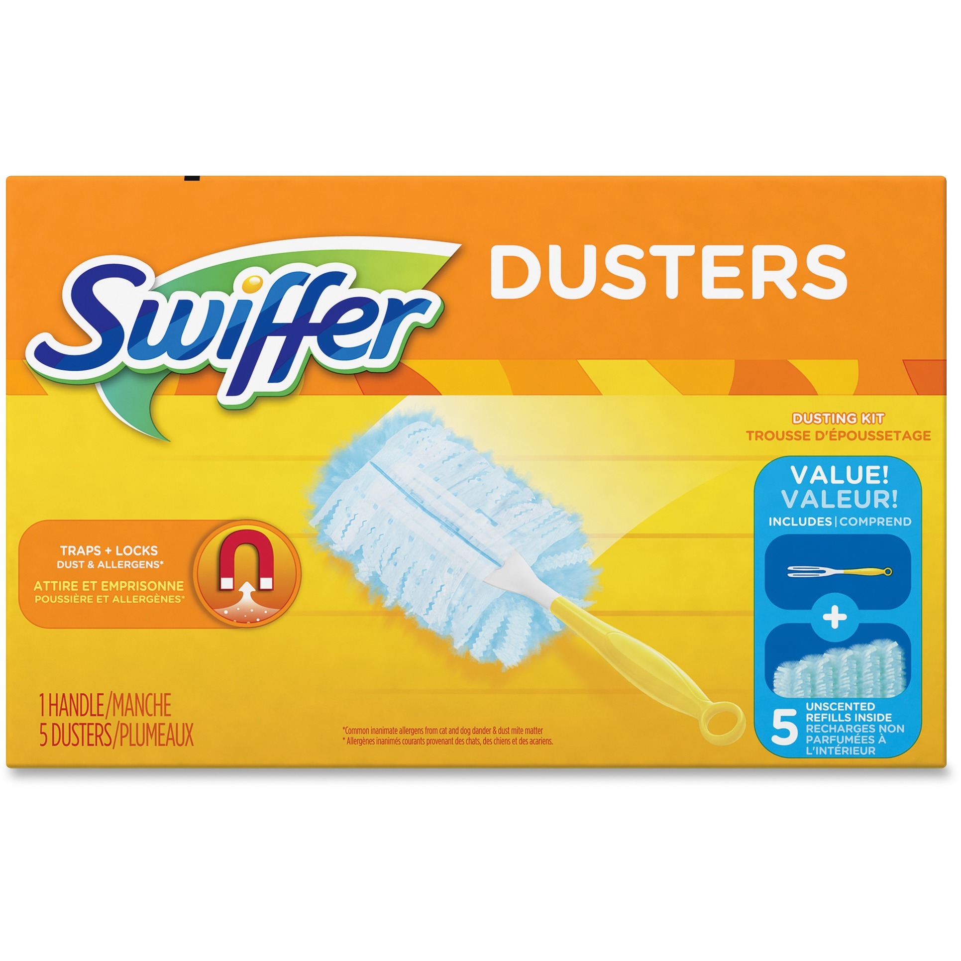 Swiffer, PGC11804CT, Unscented Duster Kit, 6 / Kit, Blue,Yellow