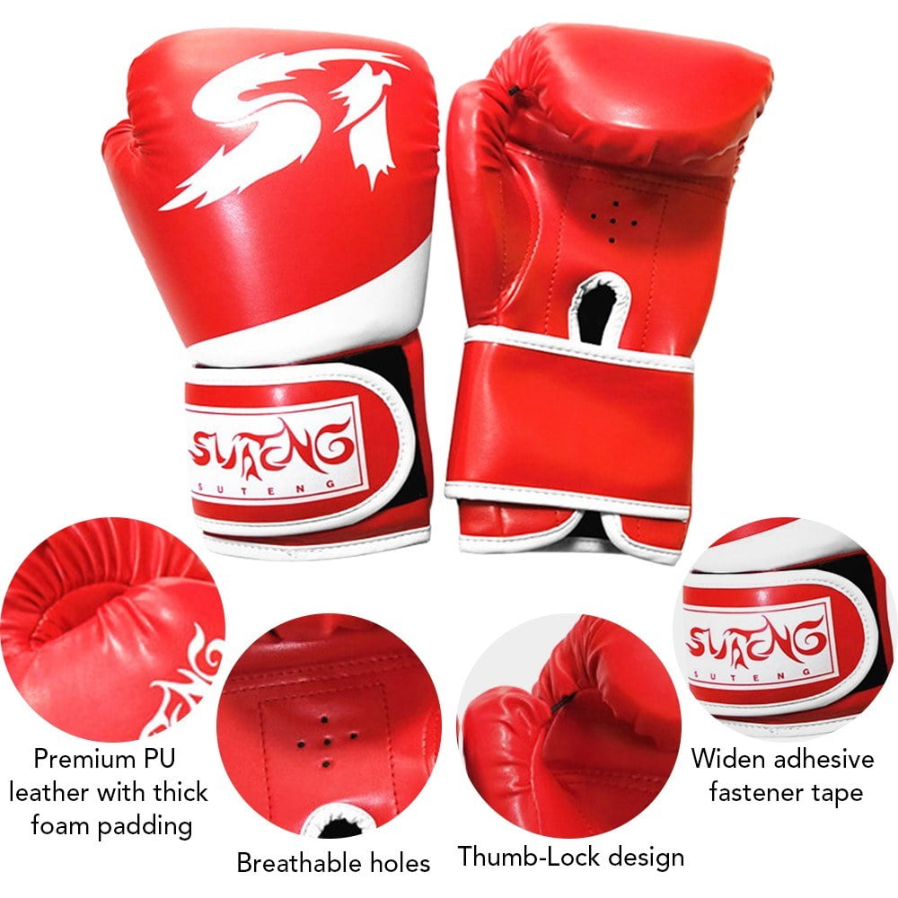 Children's Boxing Gloves for Kickboxing and Muay Thai Ages 3-10