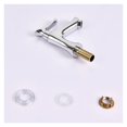 thumbnail image 4 of Single Cold Water Faucet Silver Bathroom Taps Single Handle Deck Mounted Basin Tap, 4 of 6