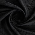 thumbnail image 2 of Zelouf Aurora Floral Clipped Organza Jacquard  , Sewing, DIY, Crafts Fabric by the Yard, Black, 10 Yard, 2 of 3
