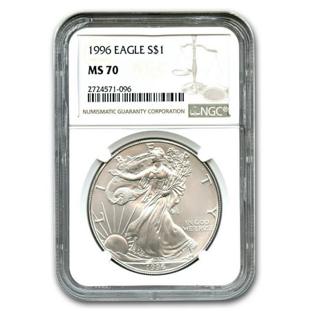 Platinum Ngc Coin Set - 1996 Silver American Eagle MS-70 NGC (Registry Set)
