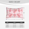 thumbnail image 4 of Balery Pigs Head And Donuts Bedding Queen Pillow Cases - Envelope Closure - Soft Brushed Microfiber Fabric - Shrinkage and Fade Resistant Pillow Cases-20"x30", 4 of 6