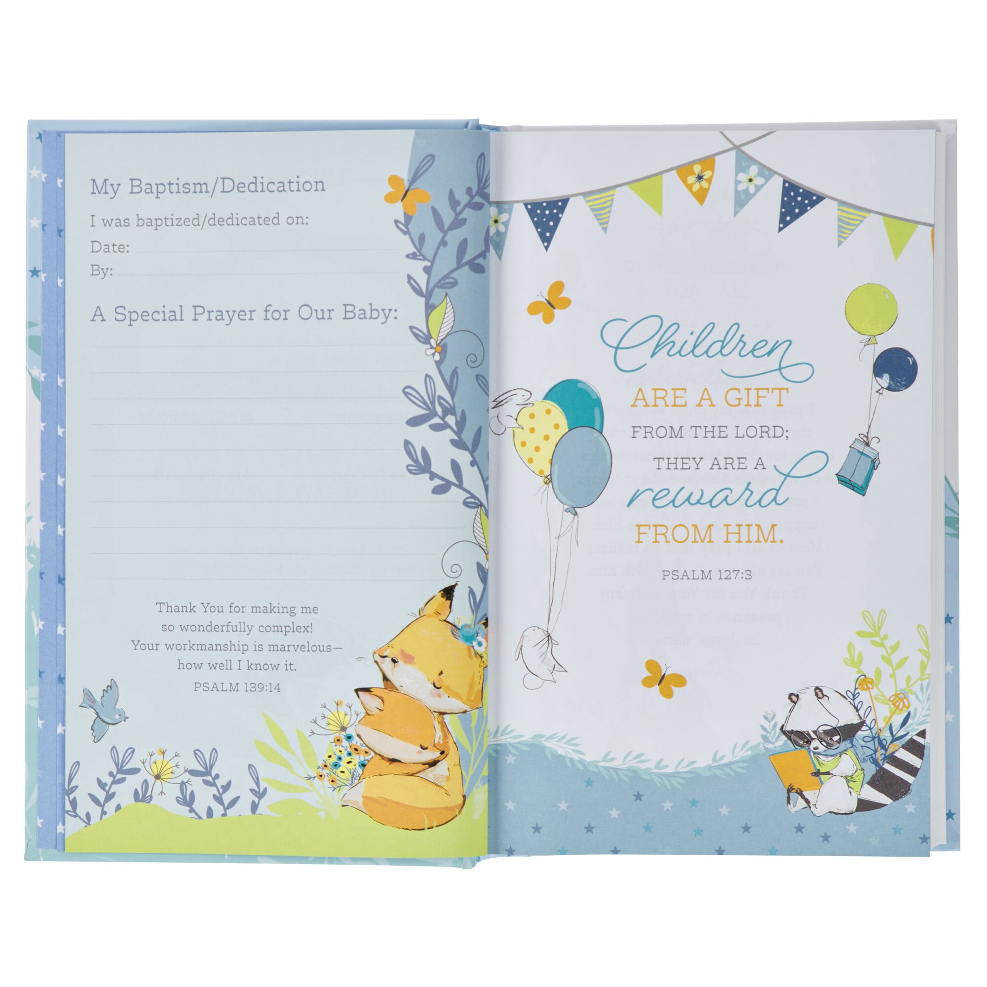 Bible NLT Infant (Hardcover, Blue) (Hardcover)