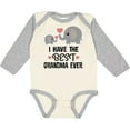 thumbnail image 3 of Inktastic Grandkids Best Grandma Ever Boys or Girls Long Sleeve Baby Bodysuit, 3 of 5