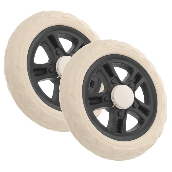 2 Pcs Wheel Replacement Wheels Mower Shopping Cart Suitcase Repair Hand Truck Grocery Accessories