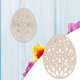 thumbnail image 1 of Xihbxyly Colgantes de Madera de Pascua, Artesanía de Madera Tallada, Perfectos para Decorar Fiestas y Bodas, Ideales para El Hogar y Restaurantes, Celebraciones Navideñas, Tamaño 8 X 6 Cm, Juego de 2, 1 of 2