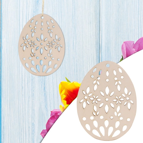 Xihbxyly Colgantes de Madera de Pascua, Artesanía de Madera Tallada, Perfectos para Decorar Fiestas y Bodas, Ideales para El Hogar y Restaurantes, Celebraciones Navideñas, Tamaño 8 X 6 Cm, Juego de 2