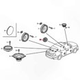 thumbnail image 3 of Car Door Tweeter Speaker Replacement for Sedan Models - 39120-SJC-A01 Assembly, 3 of 5