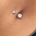 thumbnail image 3 of Heart Piercing Navel Surgical Belly Button Navel Piercing Ombligo Belly ring, 3 of 7