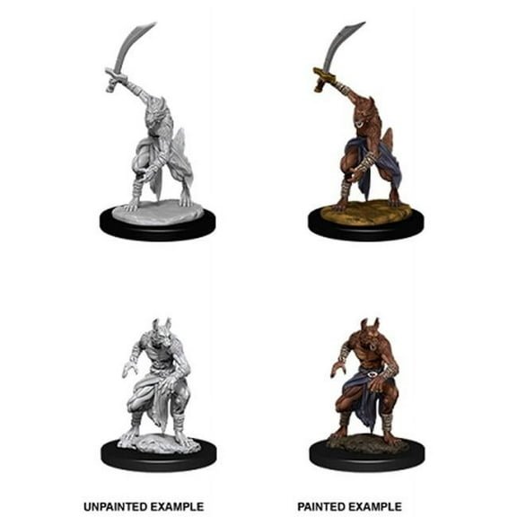 Wizkids WZK90075 Dungeons & Dragons Nolzurs Marvelous Jackalwere W12 Miniatures