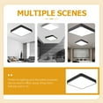 thumbnail image 5 of KAKOWELY Flush Light Fixture Modern Style Ceiling Light Square Shaped LED Ceiling Light,,11.81"X11.81"X1.97", 5 of 5