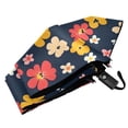 thumbnail image 6 of FORMRS Travel Umbrella Folding Auto Open Close Windproof Rain UV Protection, Small Colorful Flower, 6 of 8
