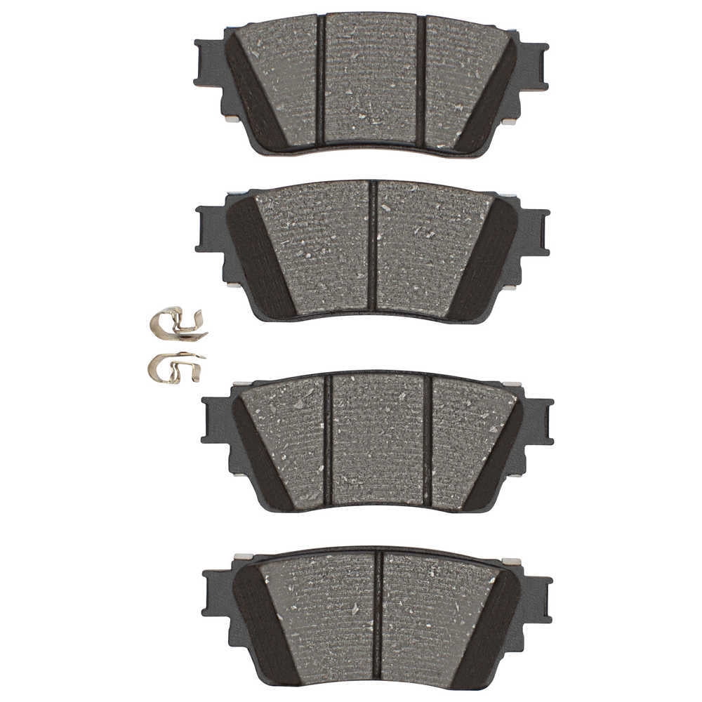 Dynamic 1551-2200-00 DFC 5000 Advanced Brake Pads - Ceramic Fits select: 2021-2022 NISSAN ROGUE, 2019-2020 NISSAN ALTIMA S