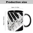 thumbnail image 3 of Gkeoshab Glass&Bottle Musical Notes Design Guitar Piano Coffee Mugs Creative Music Mug Violin Style Guitar Ceramic Mug Coffee Tea Milk Stave Cups With Handle Music For Friend Men Women Music Te, 3 of 9