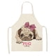 thumbnail image 1 of Delantal de cocina sin mangas de lino y algodón estampado DOG PUG Wmkox8yii FHAKJF1333, 1 of 1