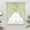 Green, variant on Spring Floral Swag Curtains for Kitchen/Bedroom/Living Room, Retro Pink Orchid Flowers Leaves Botanical Scalloped Curtains 63 Inch Long, Window Swag Topper Curtains Valances 2 Panels Set 36"x63"