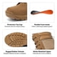 thumbnail image 3 of Botas tácticas militares de cuero para hombre NORTIV 8 color marrón talla 11, 3 of 6
