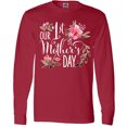 thumbnail image 3 of Inktastic Our First Mother's Day- pink flowers Long Sleeve T-Shirt, 3 of 5