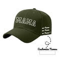 thumbnail image 2 of BODOAO Dad Hat for Big Heads Sun Protection Gift for Men/Women Embroidered Embroidered Logo All Seasons Unisex Plain Baseball Caps Breathable Unstructured Cap Adjustable Hat Vintage Army Green, 2 of 8