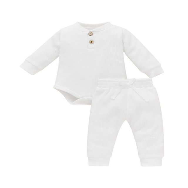 Toddler Baby Boy Girl Fall Clothes Romper Tops Pants Set Outfit