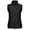 BLACK, variant on Women's Lightweight Packable Puffer VestWarm Quilted Windproof Sleeveless Jacket with 5 Zipper Pocketsfor Golf Hiking Travel Casual Wear Black XS