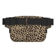 thumbnail image 3 of Fotbe Leopard Print-1 Cangurera Cuadrada con Estampado de Doble Capa, Bolsa de Cintura Ajustable Mini para Hombres y Mujeres, 3 of 9