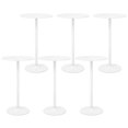 thumbnail image 1 of Patiojoy Ensemble de 6 Tables Bistro Rondes de 24 Pieds', Hauteur Réglable 40 Pouces Table de Bar de Hauteur pour Cocktails et Table Basse de 22 Pouces de Hauteur, 1 of 9