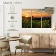 thumbnail image 5 of Elephant Stock Willamette Vineyard Wall Art - Horizontal Multi Panel Canvas - Living Room Wall Decor - Nature Multi Panel - Green And Brown Decor - 45" x 28", 5 of 8