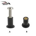 thumbnail image 2 of Eigraketly Keep Diving Pack de 6 kits de tuercas de goma M5 Tornillos de latón Suministros antivibración Tubos para kayak Canoa Barcos de pesca Deportes acuáticos Kit Dadi Viti, 2 of 6