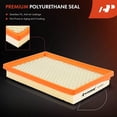 thumbnail image 5 of A-Premium Engine Air Filter Compatible with Hyundai Accent 2000 2001 2002 2003 2004 2005, 5 of 8